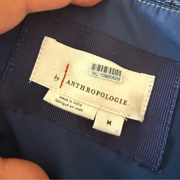 The Helena Square-Neck Tiered Midi denim - Picture 4 of 4